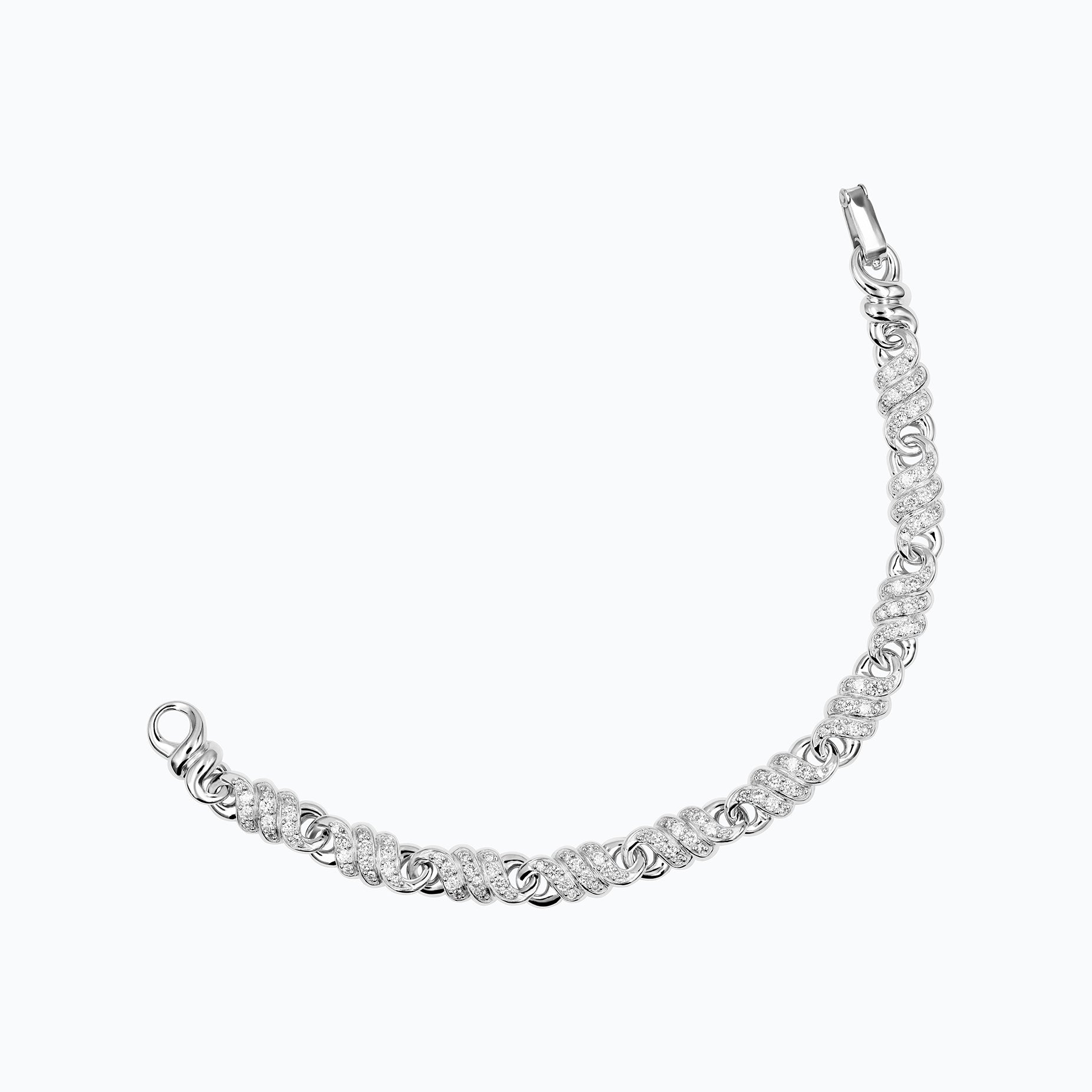 PULSERA LAZOS TORZAL DIAMANTES
