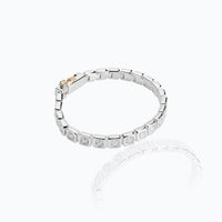 PULSERA XOCOLATE TABLILLA DIAMANTES